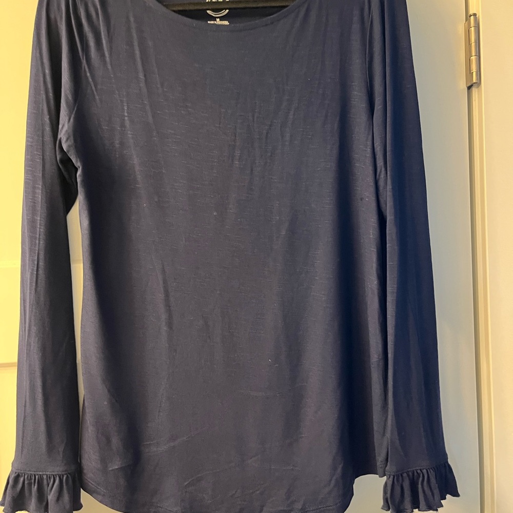 Maurice’s navy scoop neck top